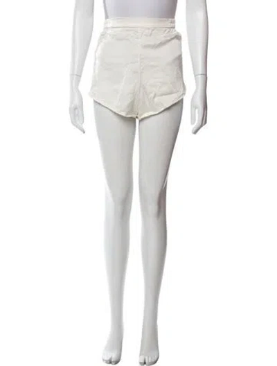 Pre-owned Lunya Silk Mini Shorts In Neutral