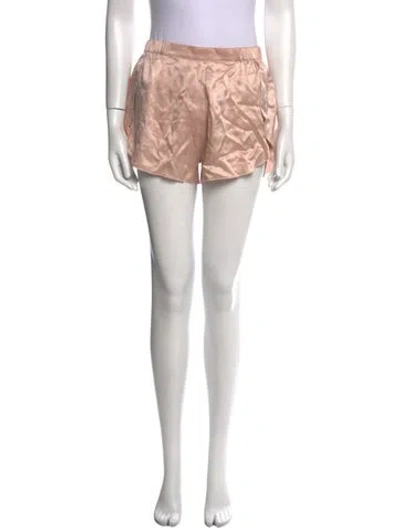 Pre-owned Lunya Silk Mini Shorts In Pink
