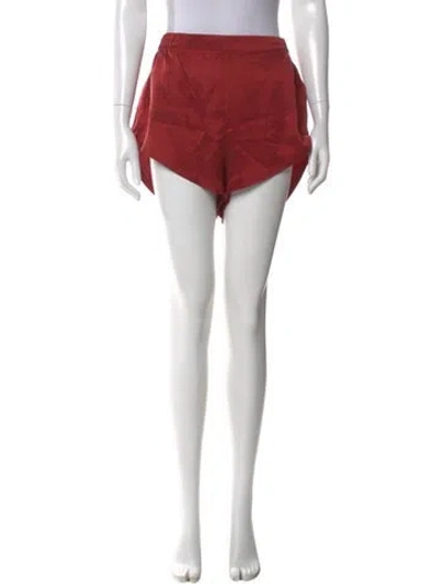Pre-owned Lunya Silk Mini Shorts In Pink