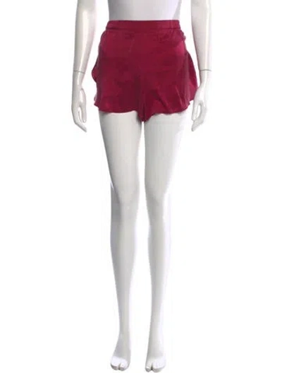 Pre-owned Lunya Silk Mini Shorts In Pink
