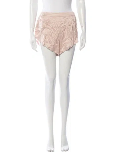 Pre-owned Lunya Silk Mini Shorts In Purple
