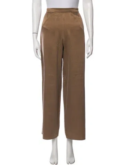 Pre-owned Lunya Silk Pajamas In Brown