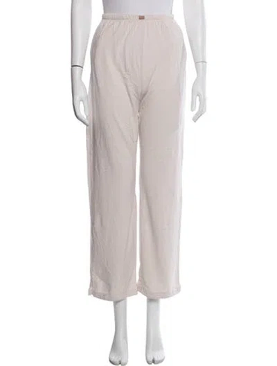 Pre-owned Lunya Silk Pajamas In Neutral