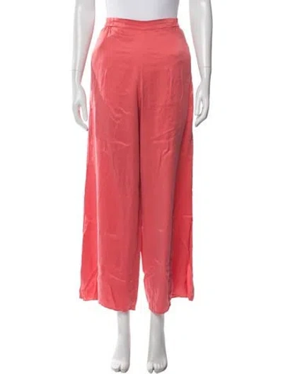Pre-owned Lunya Silk Pajamas In Red