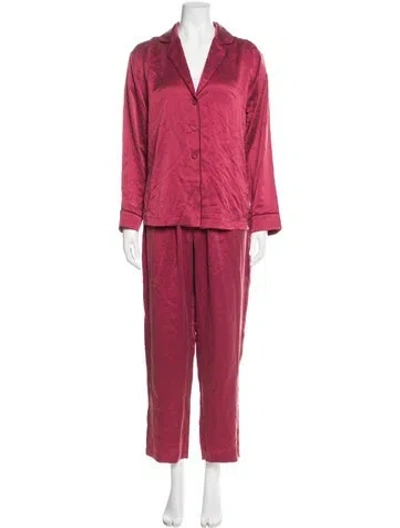 Pre-owned Lunya Silk Pajamas W/ Tags In Pink