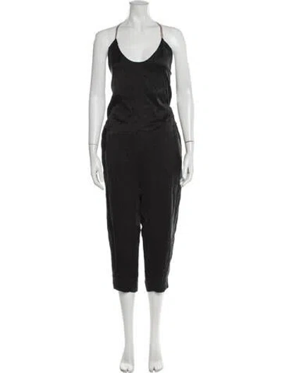 Pre-owned Lunya Silk Pant Set In Black