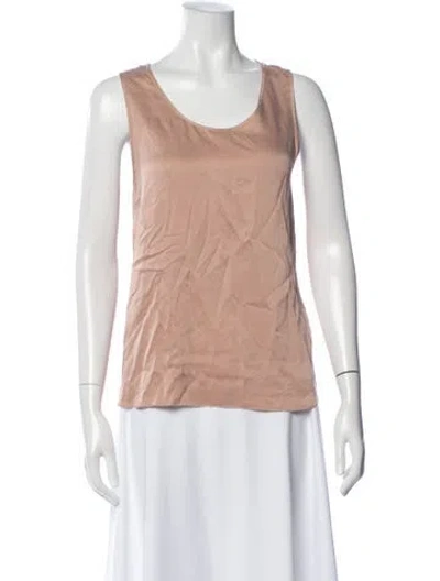 Pre-owned Lunya Silk Scoop Neck Top
