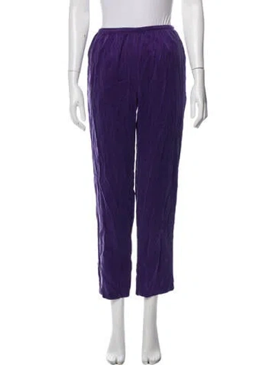 Pre-owned Lunya Silk Set In Purple