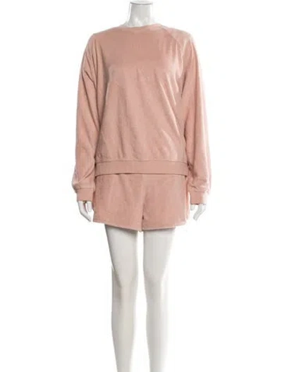 Pre-owned Lunya Silk Short Set In Neutral