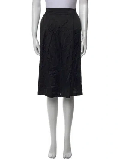 Pre-owned Lunya Silk Skinny Leg Pants In Black