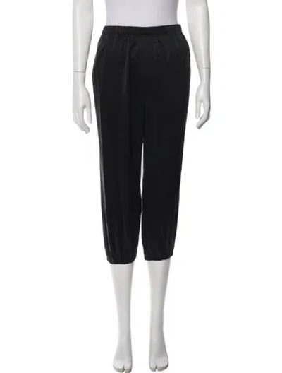 Pre-owned Lunya Silk Sweatpants In Black
