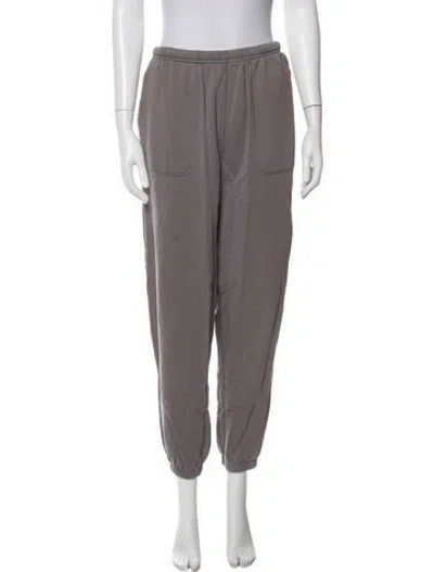Pre-owned Lunya Silk Sweatpants In Gray