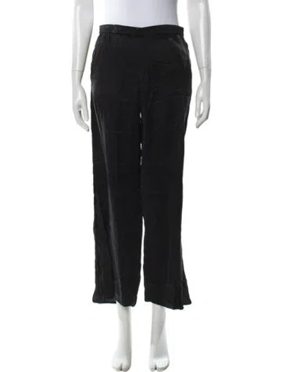 Pre-owned Lunya Silk Wide Leg Pants In Gray