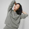 Shop Lunya Silksweats Reversible Pocket Sweatshirt In Shaded Olive