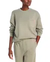 Lunya Silksweats Reversible Pocket Sweatshirt In Shaded Olive