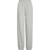Lunya Silksweats Reversible Seamed Cotton & Silk Blend Sweatpants In Gray