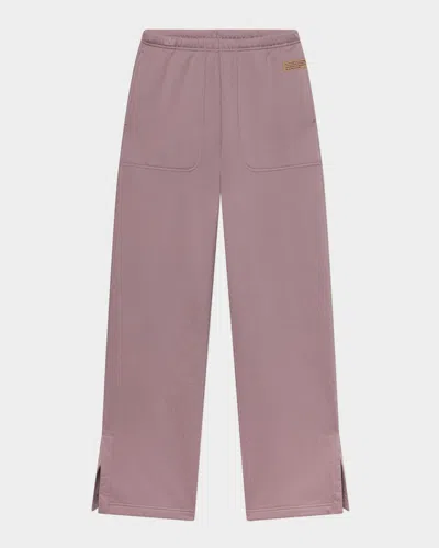 Lunya Silksweats Reversible Sherpa-lined Lounge Pants In Dawning Mist