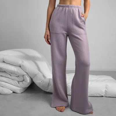 Lunya Silksweats Reversible Straight Leg Pant In Dawning Mist