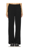 Lunya Silksweats Reversible Straight Leg Pant In Immersed Black