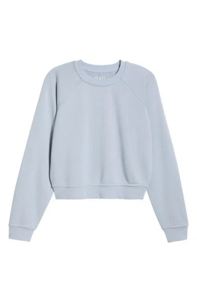 Lunya Silksweats Reversible Sweatshirt In Blue
