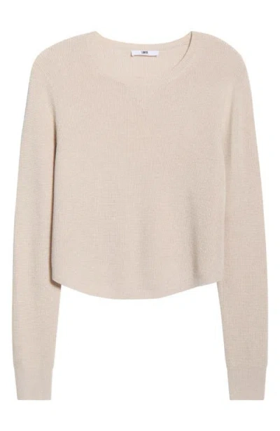 Lunya Silkthermal Knit Crewneck Top In Pink