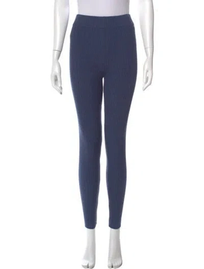 Pre-owned Lunya Skinny Leg Pants In Blue