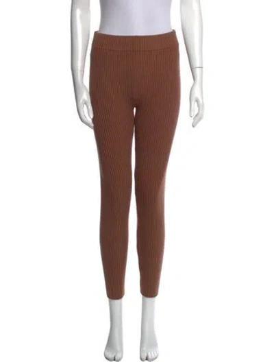 Pre-owned Lunya Skinny Leg Pants In Brown