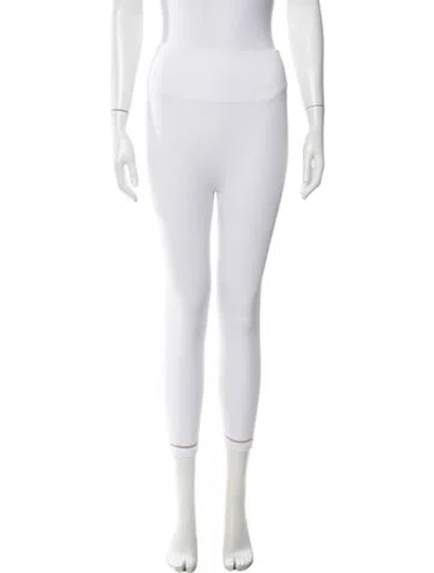 Pre-owned Lunya Skinny Leg Pants In White