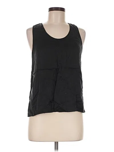 Pre-owned Lunya Sleeveless Top Black Halter Neckline Tops