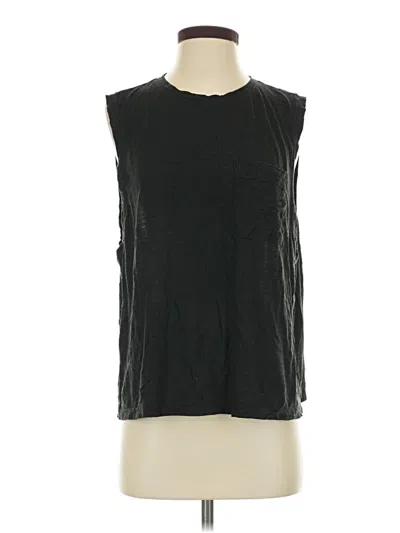 Pre-owned Lunya Sleeveless T-shirt In Black