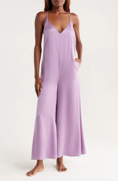 Lunya Sleeveless Wide Leg Silk Jumpsuit