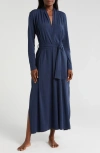 Lunya Slumberknit™ Maxi Robe In Deep Blue