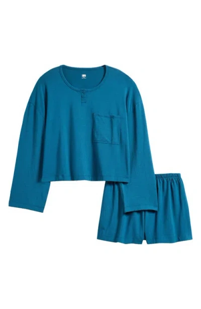 Lunya Slumberknit™ Pajamas In Blue