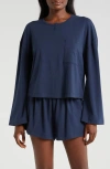 Lunya Slumberknit™ Pajamas In Deep Blue