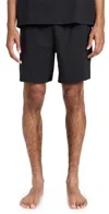 Lunya Slumberknit Shorts Immersed Black In Immersed Black
