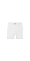 Lunya Soft Modal Rib Boyshort In White