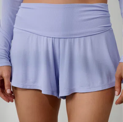Lunya Soft Modal Rib Foldover Short