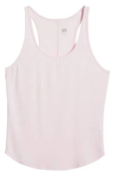 Lunya Soft Rib Racerback Pajama Tank In Purple
