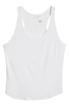 Lunya Soft Rib Racerback Pajama Tank In White