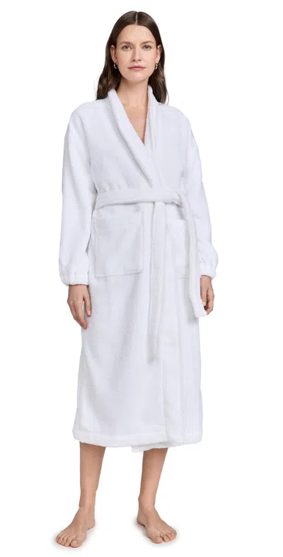 Lunya Spa Terry Robe In Sincere White