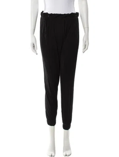 Pre-owned Lunya Straight Leg Pants In Black