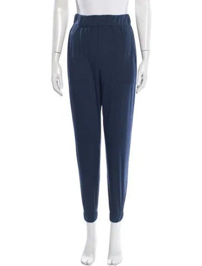 Pre-owned Lunya Straight Leg Pants In Blue