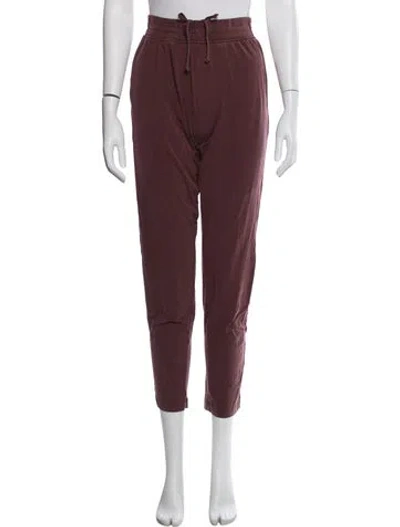 Pre-owned Lunya Sweatpants In Burgundy