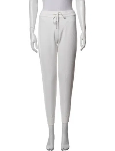 Pre-owned Lunya Sweatpants In White