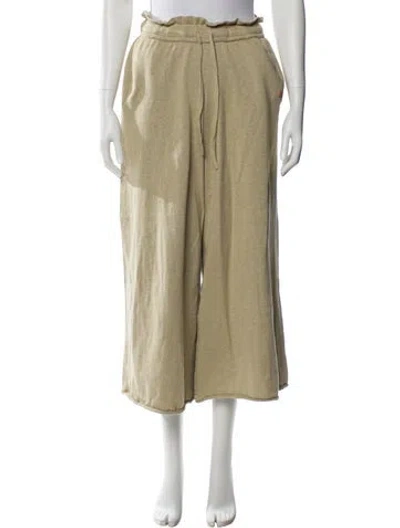 Pre-owned Lunya Sweatpants In Yellow