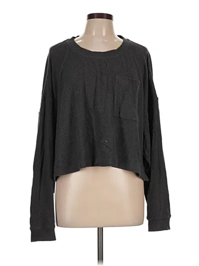 Pre-owned Lunya Sweatshirt In Gray