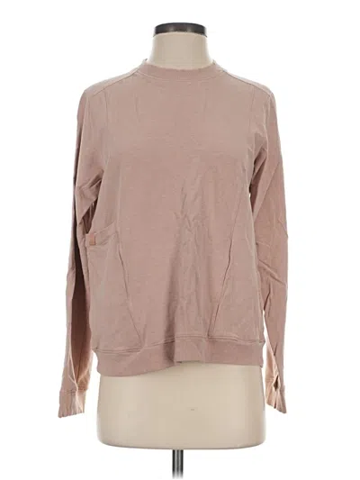 Pre-owned Lunya Sweatshirt In Tan