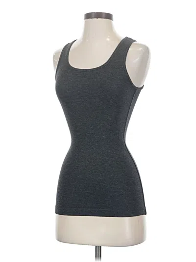 Pre-owned Lunya Tank Top Gray Strapless Neckline Tops