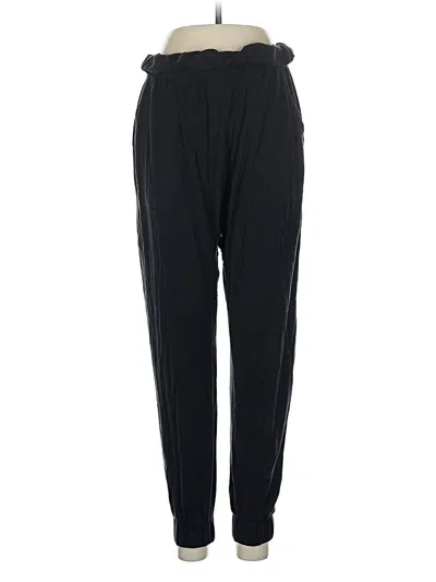 Pre-owned Lunya Track Pants In Black