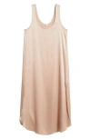 Lunya Tulip Bias Washable Silk Nightgown In Delicate Pink